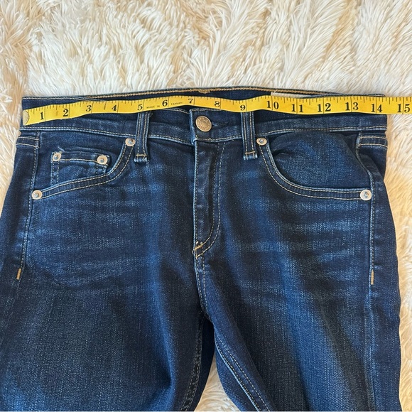 rag & bone Women's Blue Kensington Skinny Jeans Size: 26 - Picture 7 of 9